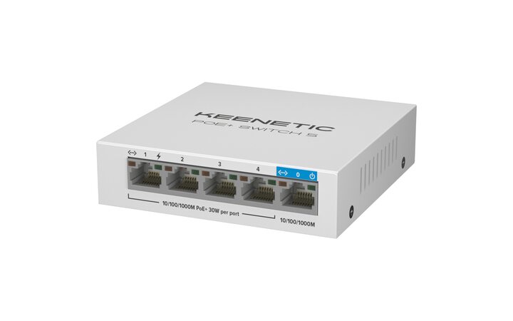 фото - Keenetic PoE+ Switch 5 (KN-4610)