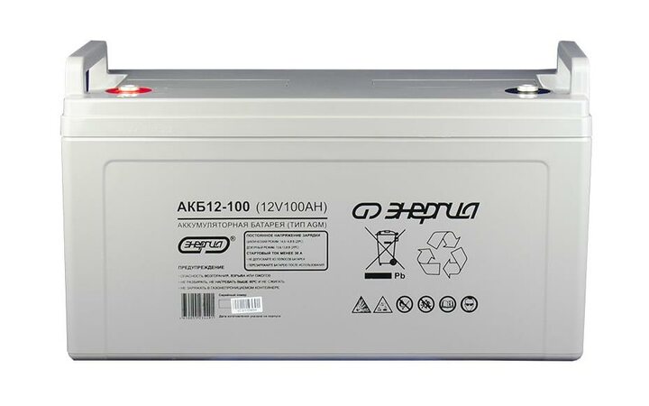 фото - Энергия АКБ 12-100 Е0201-0017