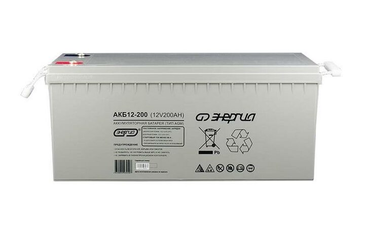 фото - Энергия АКБ 12-200 Е0201-0018