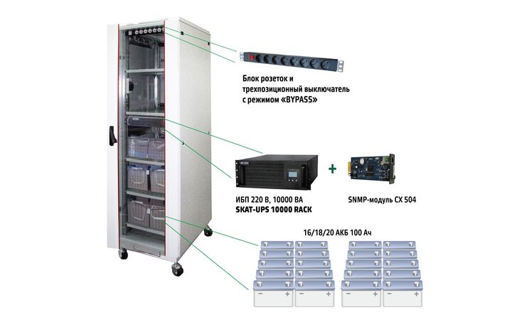 фото - СКАТ SKAT UPS 10000 Комплекс бесперебойного питания