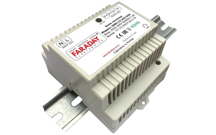 фото - FARADAY 50W/12-24V/DIN