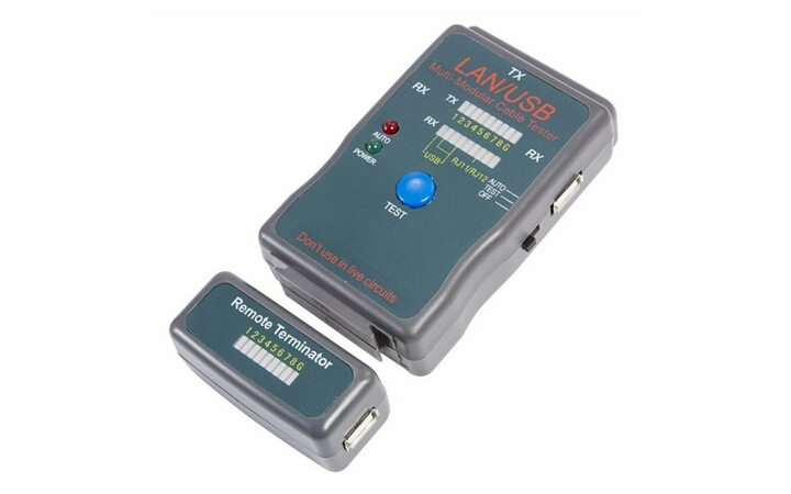 фото - REXANT Тестер кабеля "универсальный" RJ-45+USB (HY-251454CT) (12-1011)