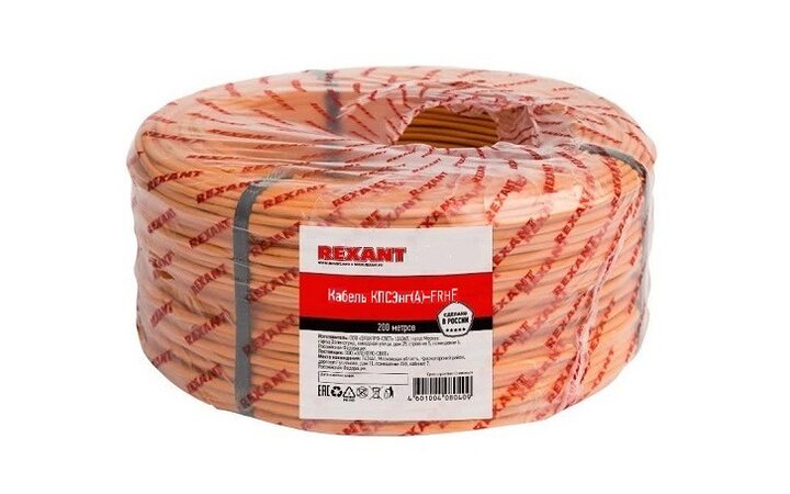 фото - REXANT Кабель КПСЭнг(А)-FRHF 2x2x0,35мм² 200м (01-4922-1)