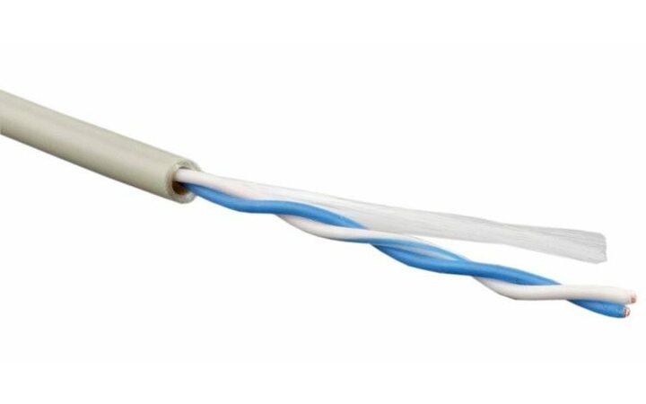 фото - Hyperline UUTP1-C5-P24-IN-PVC-GY-500 (UTP1-C5E-PATCH-GY-500) (500 м)