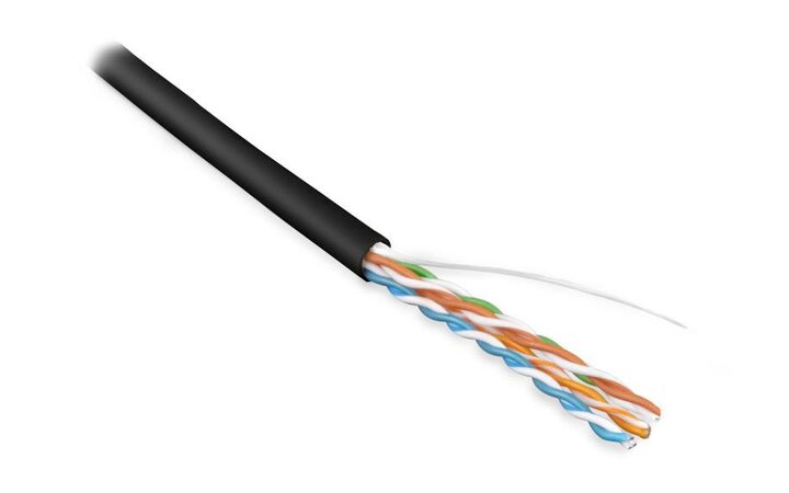 фото - Hyperline UUTP4-C5E-S24-IN-LSZH-BK-305