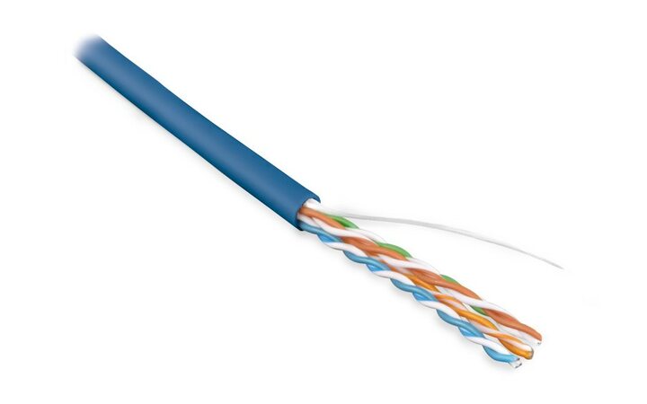фото - Hyperline UUTP4-C5E-S24-IN-LSZH-BL-305