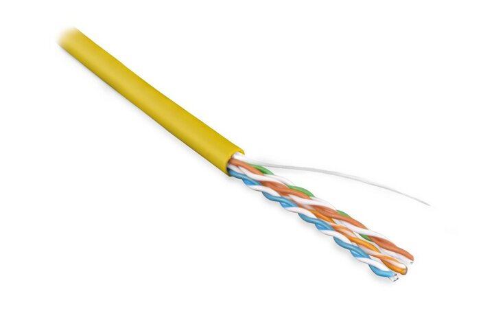 фото - Hyperline UUTP4-C5E-S24-IN-PVC-YL-305