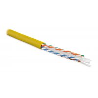 Hyperline UUTP4-C6-S23-IN-LSZH-YL-100
