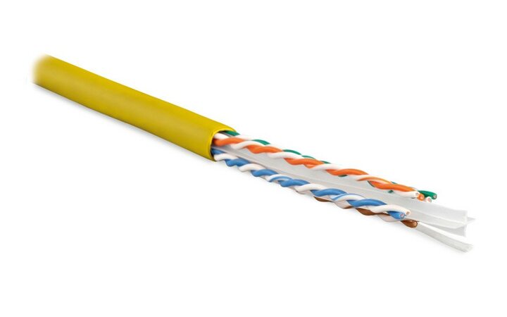 фото - Hyperline UUTP4-C6-S23-IN-LSZH-YL-100