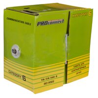 Кабель UTP 4PR 23AWG CAT6 305м CCA PROCONNECT (01-0047-3) бухта