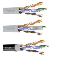 Паритет ParLan™ U/UTP Cat5e 4х2х0,52 PVC 305 м бухта