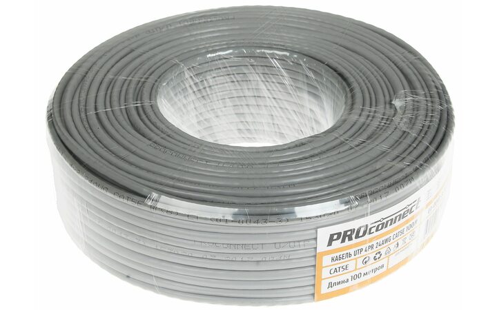 фото - PROCONNECT Кабель UTP 4PR 24AWG CAT5e 100м (01-0043-3-100)