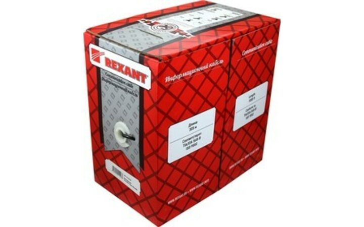 фото - REXANT Кабель SFTP 4PR 24AWG CAT5e 305м (01-0342)
