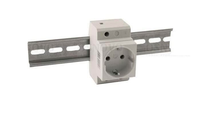 фото - OSNOVO Розетка на DIN-рейку, AC220V