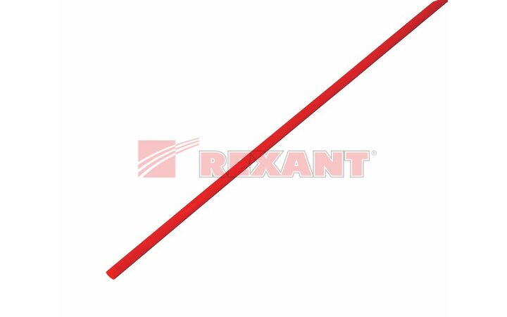 фото - REXANT 3.0 / 1.5 мм 1м термоусадка красная (20-3004)