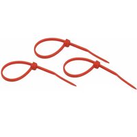 REXANT Хомут nylon 100 x 2,5 мм 25 шт красный (07-0106-25)