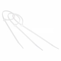 REXANT Хомут nylon 250 х 4.0 мм 100 шт белый профессиональный (07-0250-1)