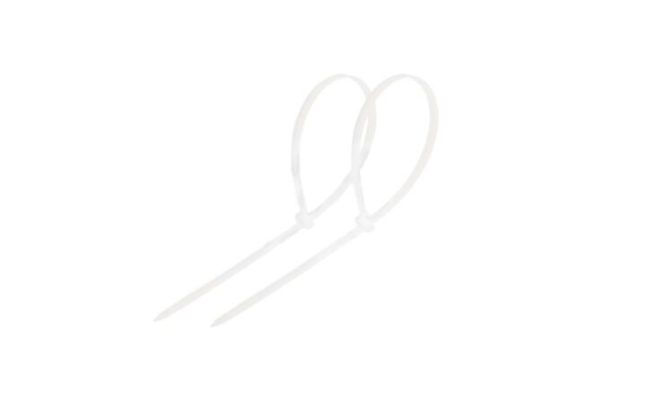 фото - REXANT Хомут широкий nylon 8.0 х 200 мм 100 шт белый (07-0202)