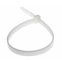 фото - REXANT Хомут широкий nylon 8.0 х 300 мм 100 шт белый (07-0302)