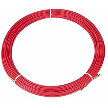 фото - REXANT Протяжка кабельная (мини УЗК в бухте), стеклопруток, d=3,5мм, 100м красная(47-1100)