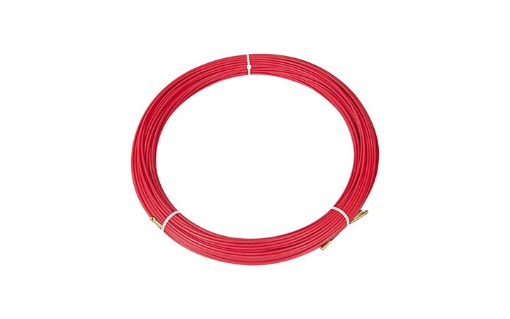 фото - REXANT Протяжка кабельная (мини УЗК в бухте), стеклопруток, d=3,5мм, 50м Красная (47-1050)