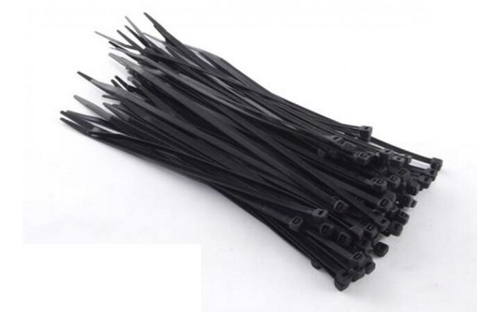 фото - REXANT Стяжка нейлон. неоткрыв.07-0201 4.0 х 200 мм 100 шт  черный