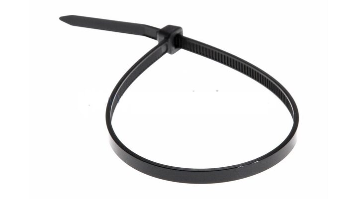 фото - REXANT Стяжка нейлон. неоткрыв.  4.0 х 300 мм 100 шт  черный  (07-0301)
