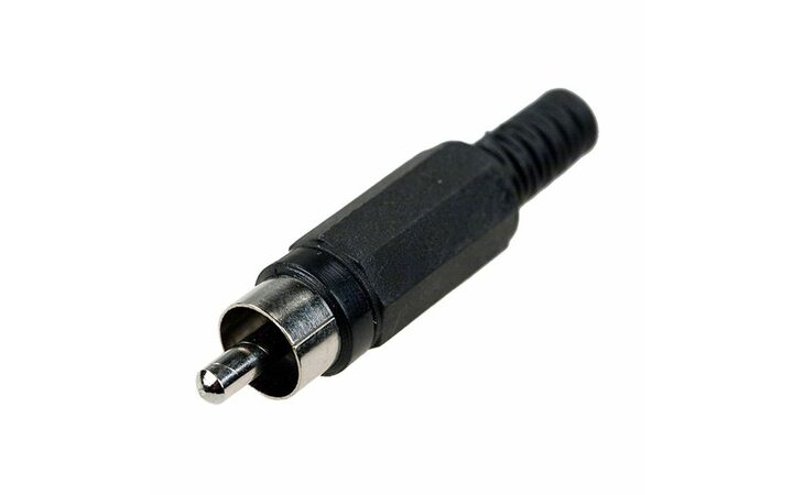 фото - REXANT Разъем Штекер RCA "Черный" (14-0404)