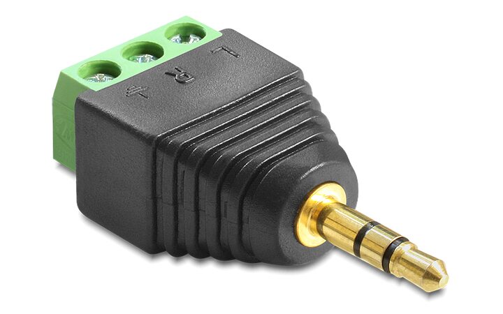 фото - REXANT Стерео штекер 3,5 с клеммной колодкой (блистер) (14-0440)