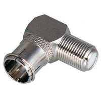 REXANT Переход штекер F - гнездо F угловой (05-4203)