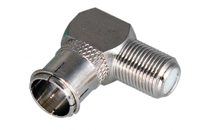 фото - REXANT Переход штекер F - гнездо F угловой (05-4203)