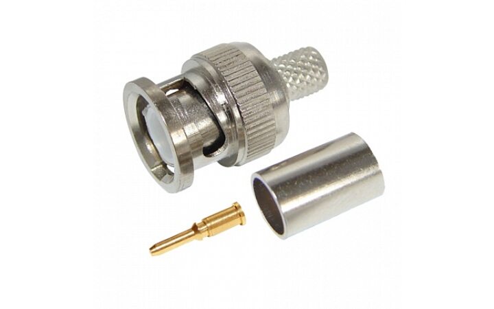 фото - REXANT Разъем штекер BNC RG-6 обжим (01-001С) (05-3003)