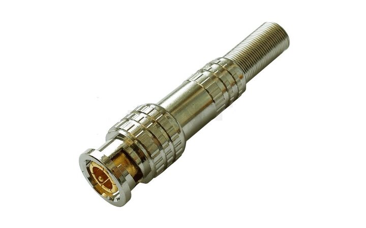 фото - Tantos РАЗЪЕМ TS BNC штекер под пайку с пружиной, металл