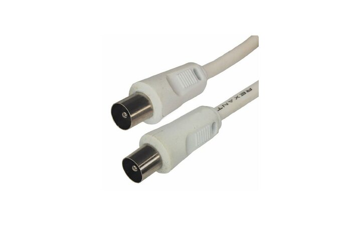 фото - REXANT Шнур TV Plug - TV Plug 1.5М Белый (18-0102)