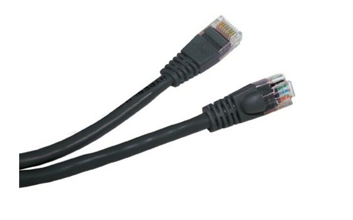 фото - Hyperline PC-LPM-STP-RJ45-RJ45-C6-1M-LSZH-BK