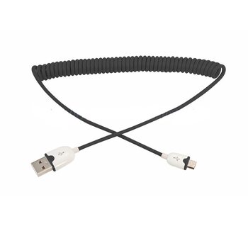 фото - REXANT USB кабель универсальный microUSB шнур витой 1,5М черный (18-4300)