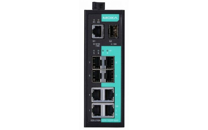 фото - MOXA EDS-210A-1GTX-1GSFP-4SFP-T