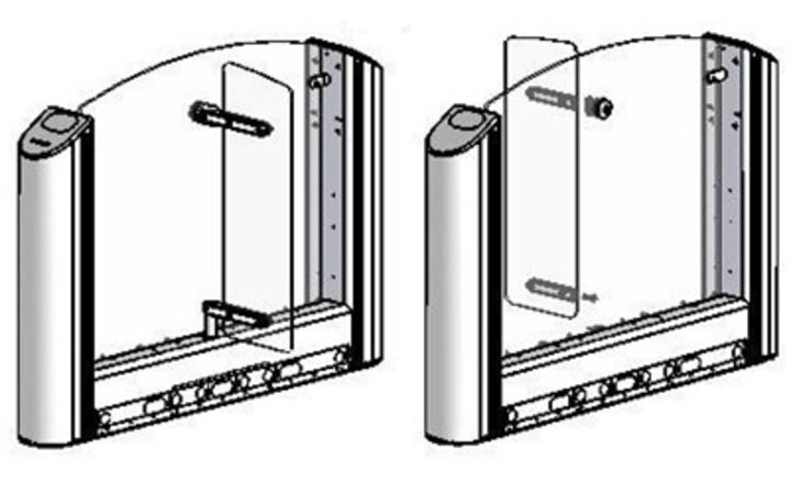 фото - Oxgard Крайний элемент турникета Praktika-t-04-k (с картоприемником) 660мм
