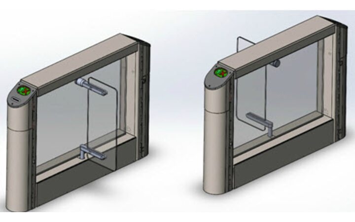 фото - Oxgard Крайний элемент турникета Praktika-t-05-k (с картоприемником) 660мм