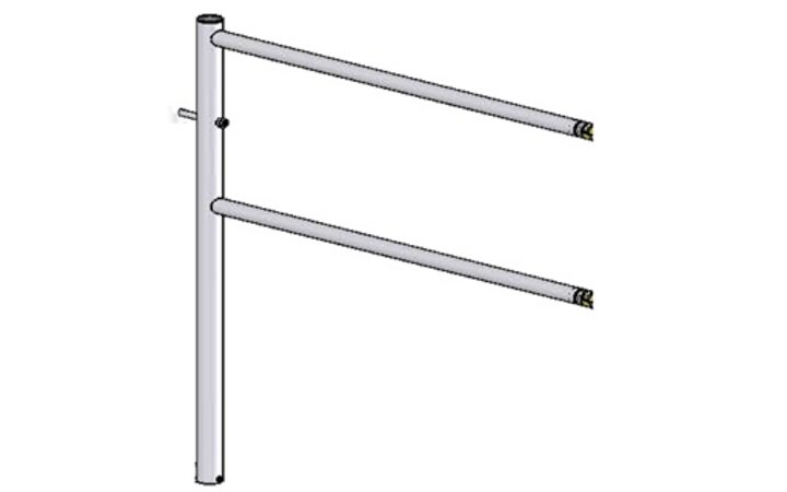 фото - Oxgard Секция поворотная (Длина поручня L=1200)