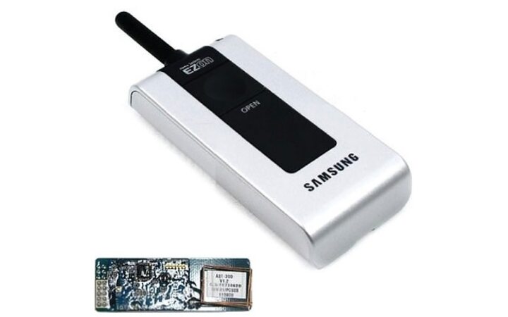 фото - Беспроводной РФ модуль и пульт управления дверным замком Samsung