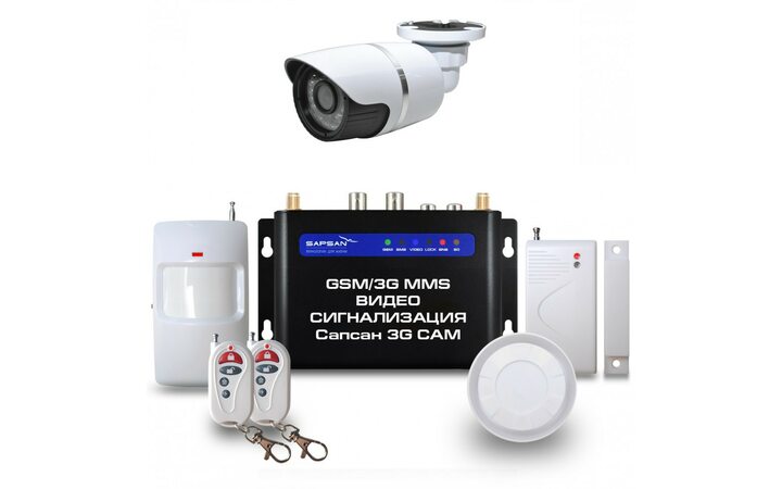 фото - Сапсан Sapsan GSM MMS 3G CAM с датчиками, 1 уличной в/камерой, функцией Видеозвонок