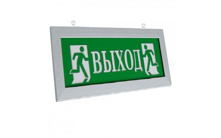 фото - Электротехника и Автоматика Престиж-24 Премиум Д "Выход" (рамка серебро)