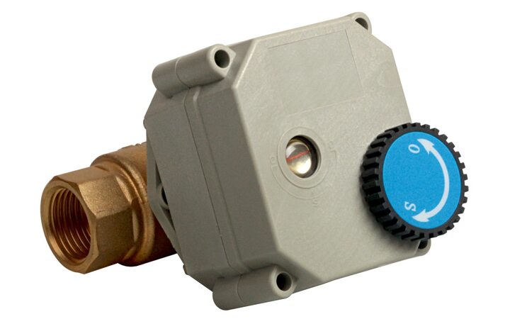 фото - Сибирский арсенал Кран шаровой 1/2" с электроприводом 12В