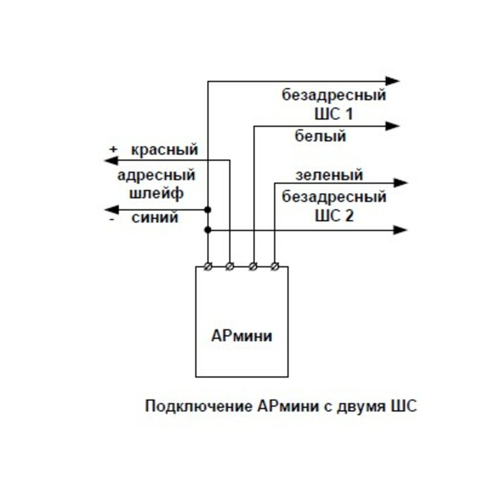 Ар1 схема подключения болид