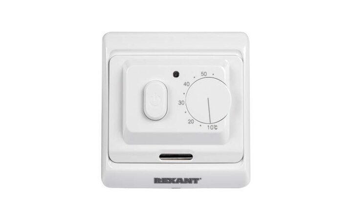 фото - REXANT Терморегулятор механический с датчиком температуры пола (3680Вт) (51-0530)