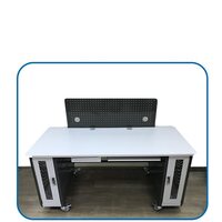 Мобильная стойка диспетчера МСД-2 с 2 кронштейнами под мониторы