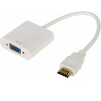 фото - REXANT Переходник шт. HDMI - гн. VGA (провод) + 3. 5 mm Аудио с питанием (17-6934-9)