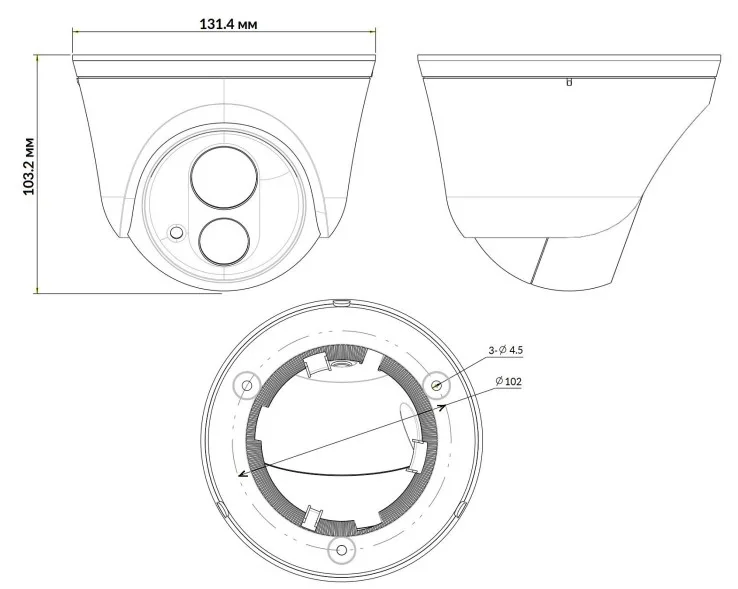 фото Tiandy TC-A32F4 Spec:I/E/6