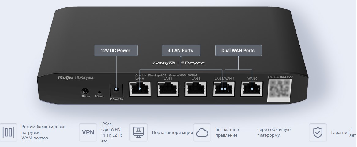 фото Ruijie RG-EG105G-P V2